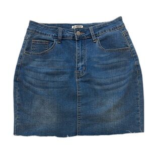 Guanyy Women's Blue Denim Skirt
